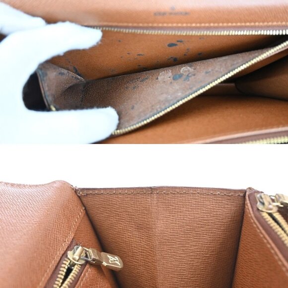 LOUIS VUITTON Concorde Hand Bag Monogram Leather Brown France M51190 84KB259 - Picture 15 of 16